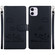 iPhone 11 Cute Cats RFID Leather Phone Case - Black