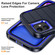 iPhone 11 Defender Gen2 Rugged PC + Silicone Phone Case with Holder - Dark Blue