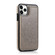 iPhone 11 Double Buckle Mandala Pattern PU+TPU Protective Case with Card Slots & Holder & Photo Frame - Grey