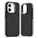 iPhone 11 Dual-Color Skin Feel MagSafe Phone Case - Black Grey
