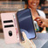 iPhone 11 Embossed Multi-functional Wallet Retro Leather Phone Case - Pink