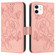 iPhone 11 Embossed Rose RFID Anti-theft Leather Phone Case - Pink