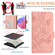 iPhone 11 Embossed Rose RFID Anti-theft Leather Phone Case - Pink
