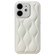 iPhone 11 Fine Hole 8-shaped Texture Eiderdown Airbag Phone Case - White