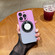 iPhone 11 Gradient Skin Feel MagSafe Magnetic Phone Case - Purple + Grey