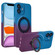 iPhone 11 Gradient TPU MagSafe Holder Phone Case - Blue Purple