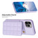 iPhone 11 Grid Card Slot Holder Phone Case - Light Purple