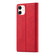 iPhone 11 LC.IMEEKE Strong Magnetism Ultra-thin Horizontal Flip Shockproof Matte TPU + PU Leather Case with Holder & Card Slots & Wallet - Red