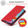 iPhone 11 LC.IMEEKE Strong Magnetism Ultra-thin Horizontal Flip Shockproof Matte TPU + PU Leather Case with Holder & Card Slots & Wallet - Red