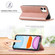iPhone 11 LC.IMEEKE Strong Magnetism Ultra-thin Horizontal Flip Shockproof Matte TPU + PU Leather Case with Holder & Card Slots & Wallet - Rose Gold