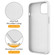 iPhone 11 Liquid Silicone MagSafe Magnetic Phone Case with Ring Holder - White