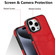 iPhone 11 Litchi Leather Skin Card Slots Phone Case - Red