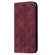 iPhone 11 Lucky Flowers Embossing Pattern Magnetic Horizontal Flip Leather Case with Holder & Card Slots - Wine Red