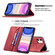 iPhone 11 Magnetic RFID Blocking Anti-Theft Leather Case with Holder & Card Slots & Wallet - Red