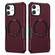 iPhone 11 MagSafe Shockproof Armor Phone Case - Wine Red