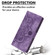 iPhone 11 Mandala Embossed Retro Frosted Leather Phone Case - Purple