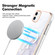 iPhone 11 Marble Pattern Dual-side IMD Magsafe TPU Phone Case - White 006