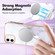 iPhone 11 Marble Pattern Dual-side IMD Magsafe TPU Phone Case - White 006