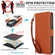 iPhone 11 Multi-Card Wallet RFID Leather Phone Case - Brown