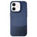 iPhone 11 Napa Texture PC + Leather Phone Case - Royal Blue