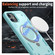 iPhone 11 PC Hybrid TPU Armor MagSafe Ring Holder Phone Case - Light Blue