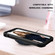 iPhone 11 PC+ Silicone Three-piece Anti-drop Mobile Phone Protective Back Cover - Black