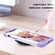 iPhone 11 PC+ Silicone Three-piece Anti-drop Mobile Phone Protective Back Cover - Light purple