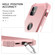 iPhone 11 PC+ Silicone Three-piece Anti-drop Mobile Phone Protective Back Cover - Rose gold