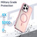 iPhone 11 Plating Gradient Discolor MagSafe Phone Case with Holder - Purple