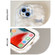 iPhone 11 Plush Embroidery Full Coverage Phone Case - White + Pink Pig