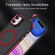 iPhone 11 Rainbow Series Skin Feel MagSafe Lens Holder Phone Case - Red