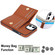 iPhone 11 RFID Anti-theft Card Ring Holder Phone Case - Brown