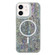 iPhone 11 Shell Texture Multicolor MagSafe TPU Phone Case - Silver Gray