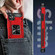 iPhone 11 Shockproof Metal Holder Phone Case - Red