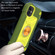 iPhone 11 Shockproof Silicone + PC Protective Case with Dual-Ring Holder - Avocado