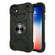 iPhone 11 Shockproof Silicone + PC Protective Case with Dual-Ring Holder - Black