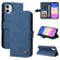 iPhone 11 Skin Feel Life Tree Metal Button Horizontal Flip Leather Case with Holder & Card Slot & Wallet & Photo Frame & Strap - Blue