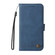 iPhone 11 Skin Feel Life Tree Metal Button Horizontal Flip Leather Case with Holder & Card Slot & Wallet & Photo Frame & Strap - Blue