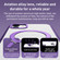 iPhone 11 Skin Feel MagSafe Shockproof Phone Case with Holder - Purple