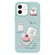 iPhone 11 Skin Feeling Jelly TPU Hybrid PC Phone Case - Cake Dog Light Green