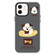 iPhone 11 Skin Feeling Jelly TPU Hybrid PC Phone Case - Enthusiastic Puppy Black