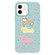 iPhone 11 Skin Feeling Jelly TPU Hybrid PC Phone Case - Three Puppies Light Green