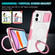 iPhone 11 Sliding Camshield MagSafe Holder TPU Hybrid PC Phone Case - Pink White