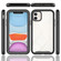 iPhone 11 Starry Sky Solid Color Series Shockproof PC + TPU Case with PET Film - Sky Blue