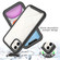 iPhone 11 Starry Sky Solid Color Series Shockproof PC + TPU Case with PET Film - Sky Blue