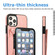 iPhone 11 Ultra-thin Shockproof Protective Case with Holder & Metal Magnetic Function - Rose Gold