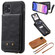 iPhone 11 Vertical Flip Wallet Shockproof Back Cover Protective Case with Holder & Card Slots & Lanyard & Photos Frames - Black