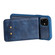 iPhone 11 Vertical Flip Wallet Shockproof Back Cover Protective Case with Holder & Card Slots & Lanyard & Photos Frames - Blue