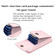 iPhone 11 Vertical Metal Buckle Wallet Rhombic Leather Phone Case - Pink