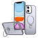 iPhone 11 Wing Series Gen2 MagSafe Metal Ring Holder Phone Case - Titanium Gray